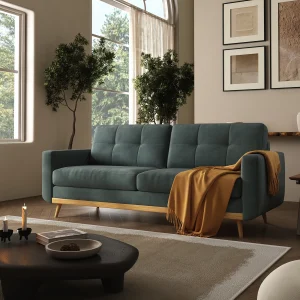 Mid-Century Modern Loveseat Sofa