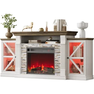 Electric Fireplace TV Stand