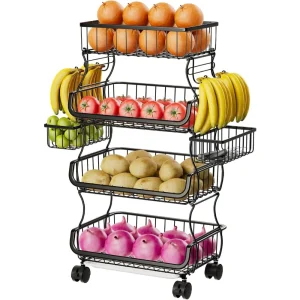 4 Tier Rolling Cart,